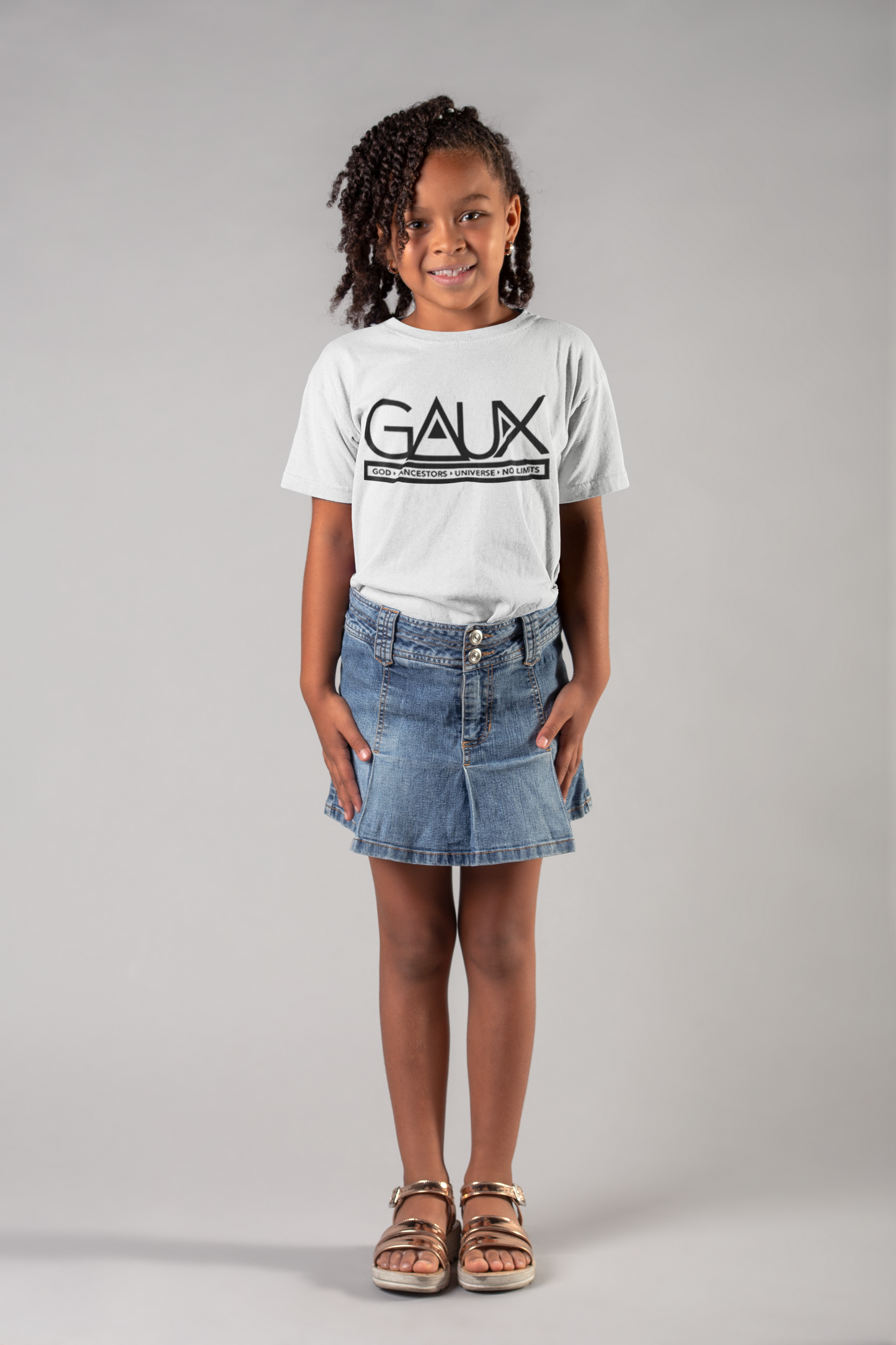 Youth Black GAUX LOGO