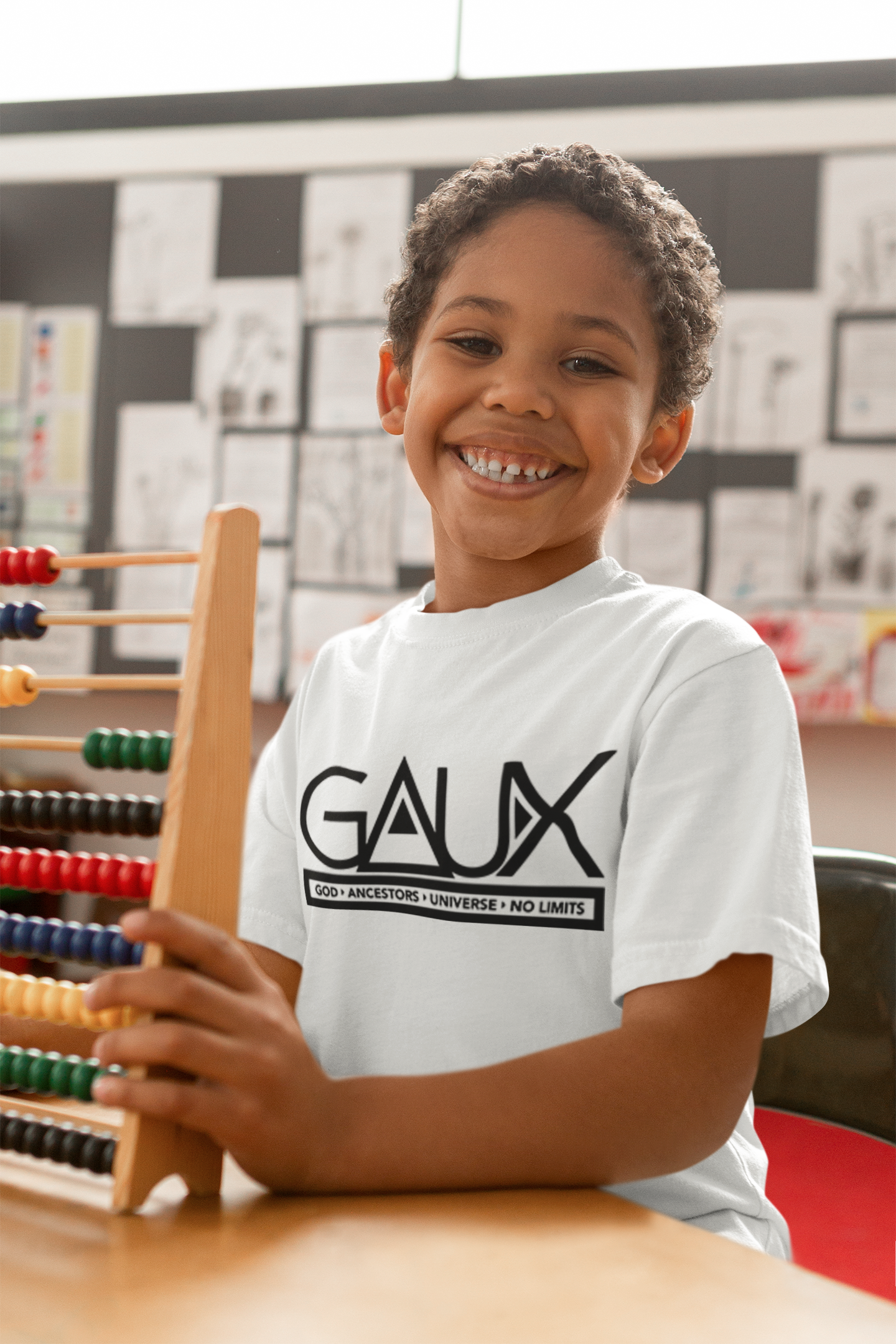 Youth Black GAUX LOGO