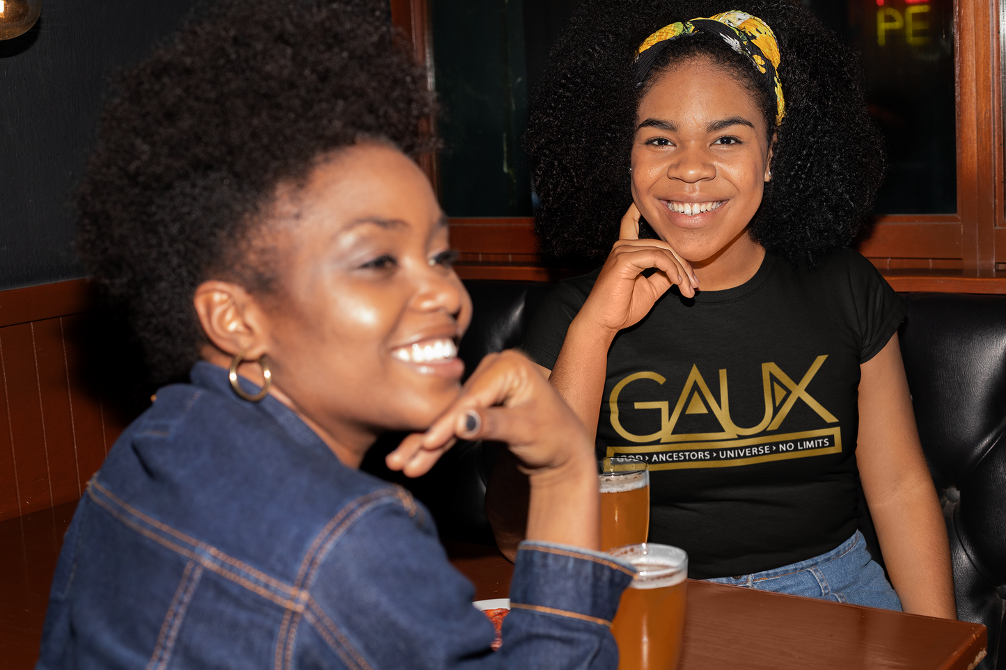 GAUX Signature Logo Tee Metallic